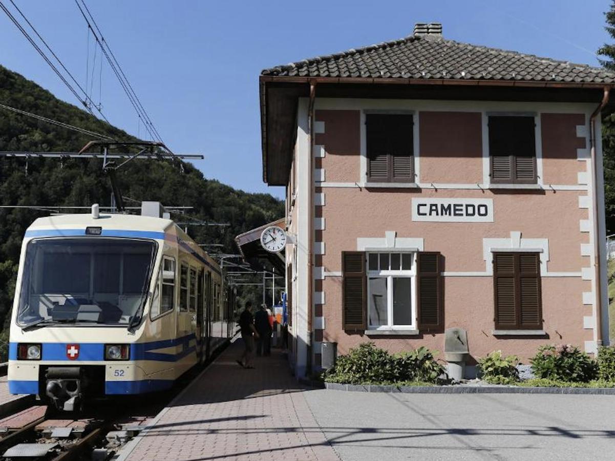 Osteria Gruetli Con Alloggio Borgnone 외부 사진